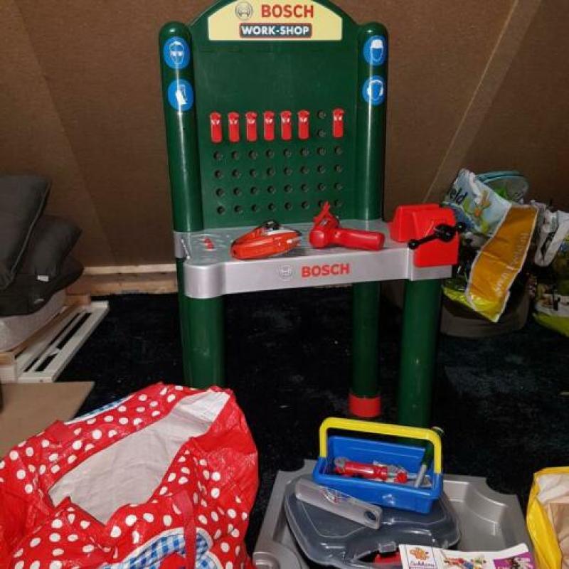 Bosch werkbank met toebehoren