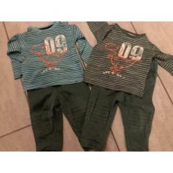 Pakket kleding mt 80/86, tweeling, o.a. Just Small, Mango