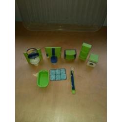 Playmobil groene badkamer