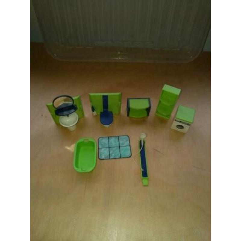 Playmobil groene badkamer