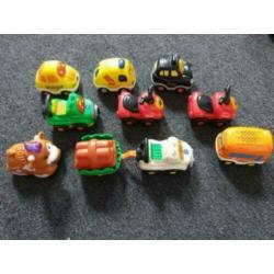 Toet toet racecircuit 2 in 1 V-tech, racebaan, lanceerbaan
