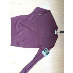 Stone island trui bordeaux m nieuw
