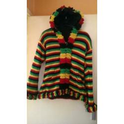 Apart warm gevoerde gebreid vest maat 40