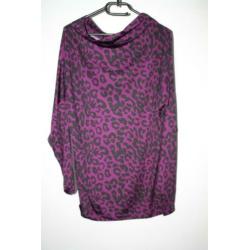 SUPERTRASH tuniek M *~~nieuw~~* paars / zwart