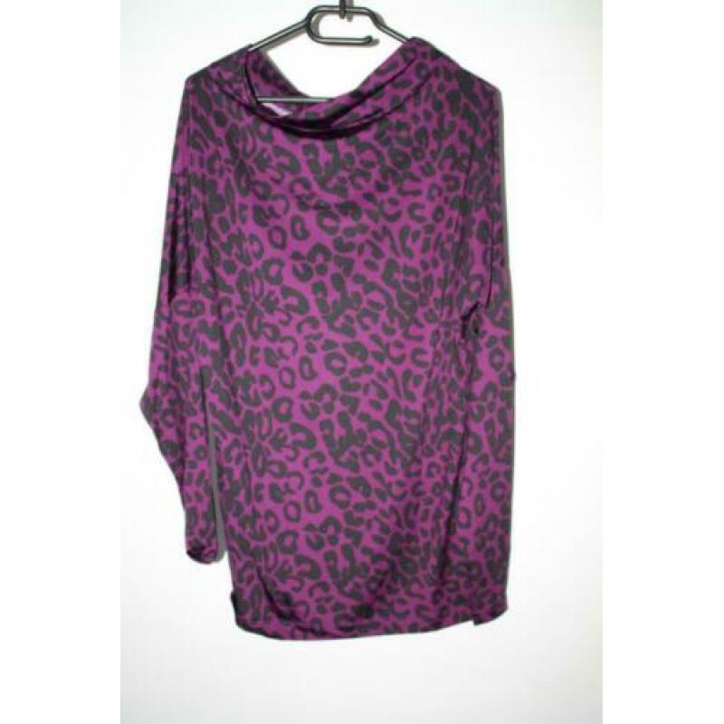SUPERTRASH tuniek M *~~nieuw~~* paars / zwart