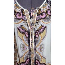 Lente! HALE BOB fijne blouse-tuniek -blouson 36 38 S M