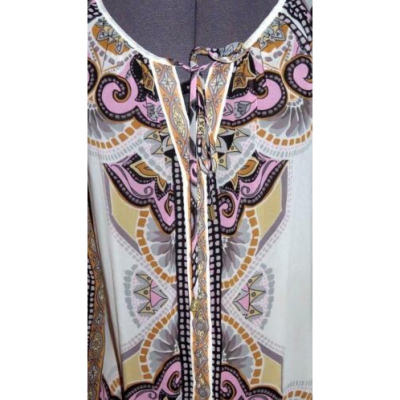 Lente! HALE BOB fijne blouse-tuniek -blouson 36 38 S M
