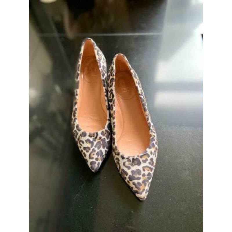 Luipaard instappers pumps van Fru maat 41