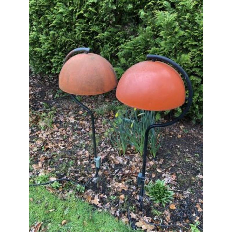 Fog & Morup tuinlampen Lotus 1966 Denemarken J Hammerborg