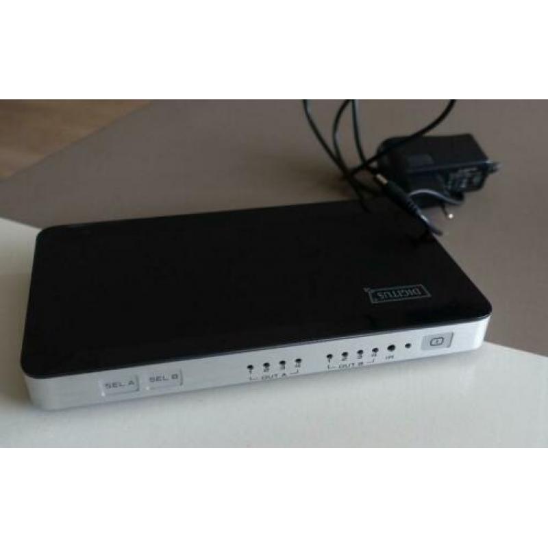 Digitus 4 x 2 port matrix HDMI switch.