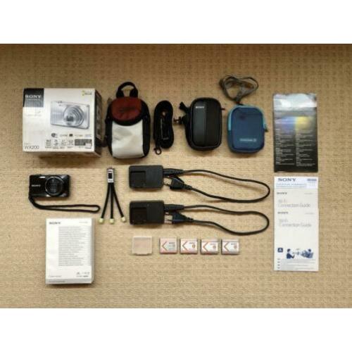 Sony Cybershot. DSC-WX200 met vele extra’s.