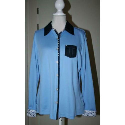 Rabe blauw blouse maat 42 L