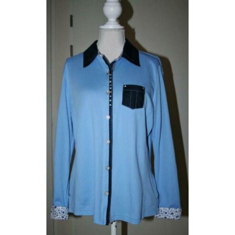 Rabe blauw blouse maat 42 L