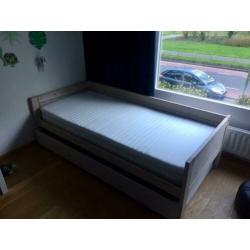 Lifetime Original basisbed in whitewash met opberglade