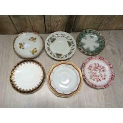 6 schotels met gouden accenten voor €5,-