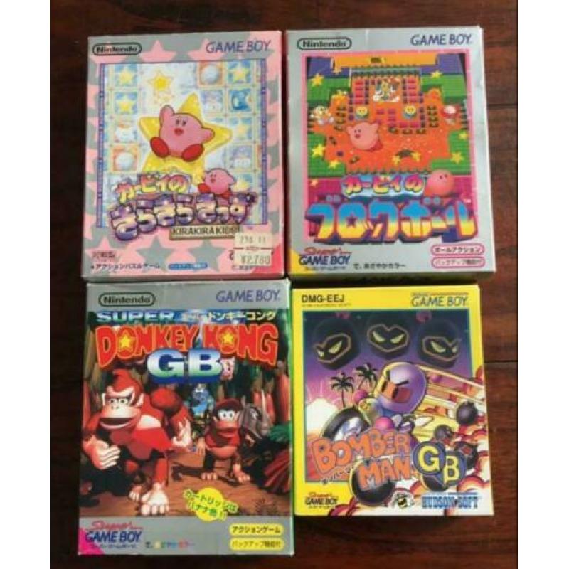 Gameboy Classic 22 Games Boxed! 3 Nintendo Koffers!
