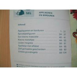Applikeren en borduren - Appliqueren en borduren