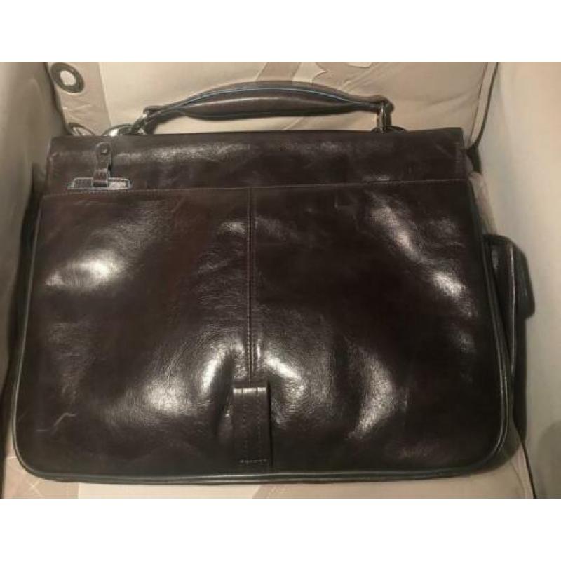 PIQUADRO LAPTOPTAS/ taupe/bruin /izgst