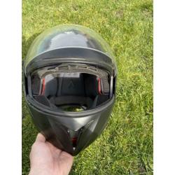 Zwarte Vinz scooterhelm