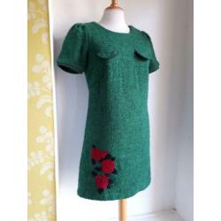 Desigual groen retro jurkje mt S Charlotte Nouvelle