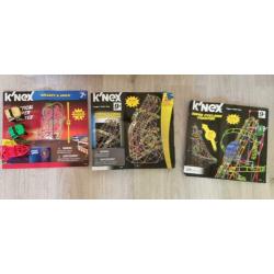 Knex achtbanen 3x