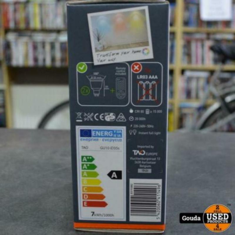 iDual LED lamp dimbaar GU10 2-stuks met afstandsbedieni 372