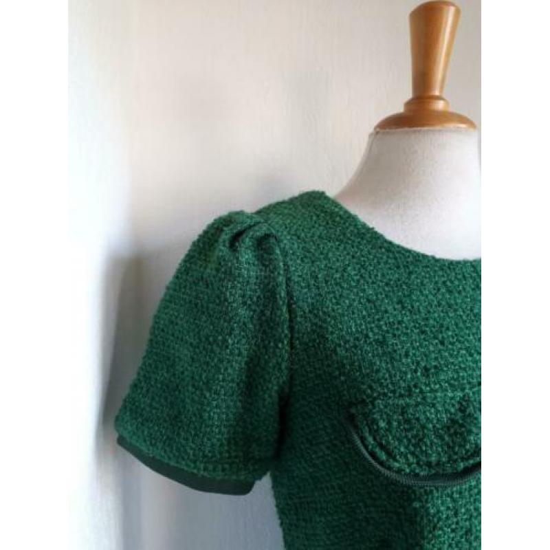 Desigual groen retro jurkje mt S Charlotte Nouvelle