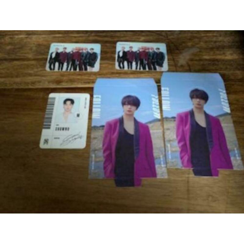 Kpop, BTS, GOT7, Stray Kids, Monsta X, EXO Photocards