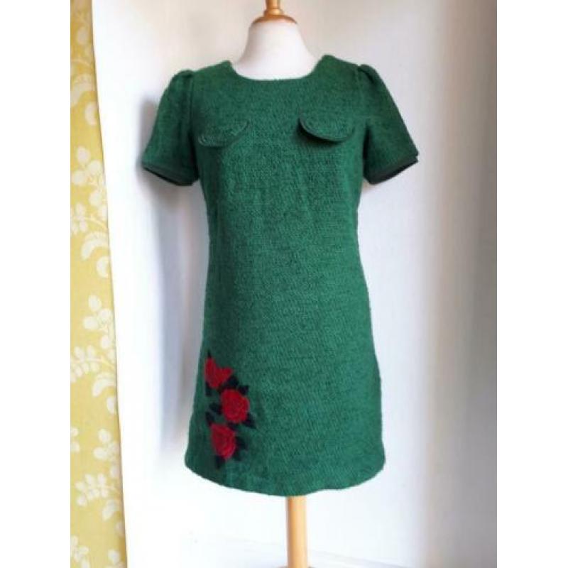 Desigual groen retro jurkje mt S Charlotte Nouvelle