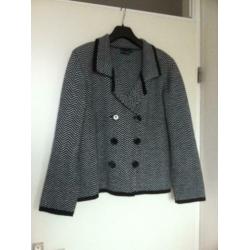 Zwart/wit vestjasje in Chanellook van Blue Seven Women maat