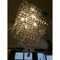 Plafondlamp met christal