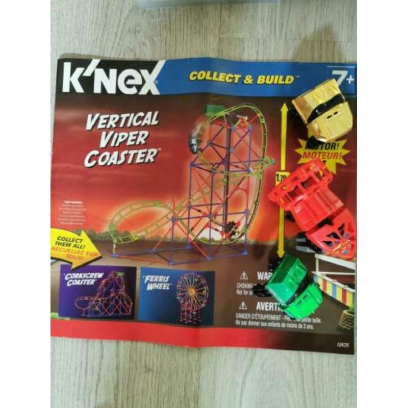 Knex achtbanen 3x