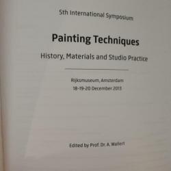 Rijksmuseum painting techniques symphosium book