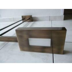 Hanglamp met dimmer voor boven tafel bronskleur