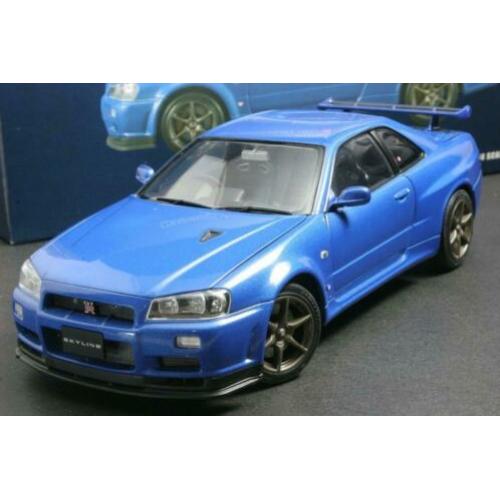 Ebbro Nissan Skyline GT-R Bayside blue 1/24 schaal mega vet