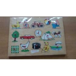 simplex puzzels, simplex toys, hout, brocant, puzzel