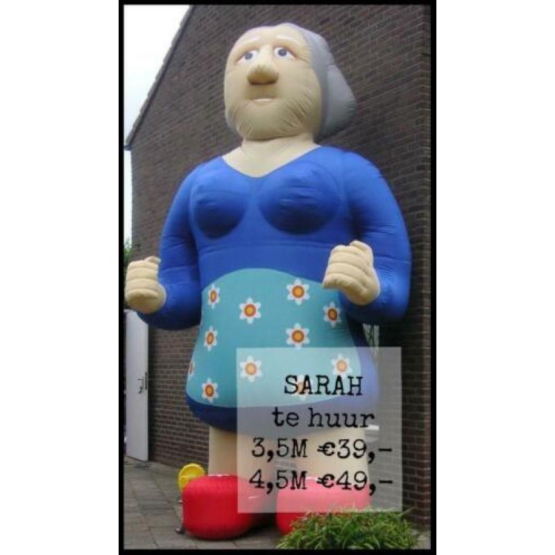 Opblaasbare Abraham; Sarah; Baby; Bruidspaar