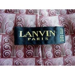 Oudroze haute couture stropdas 100% zijde met dessin Lanvin