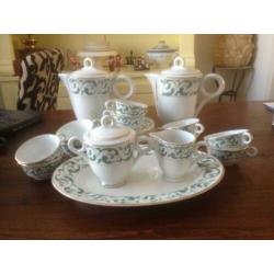 Prachtig Frans Art Decor Koffieservies van L'Amandinoise