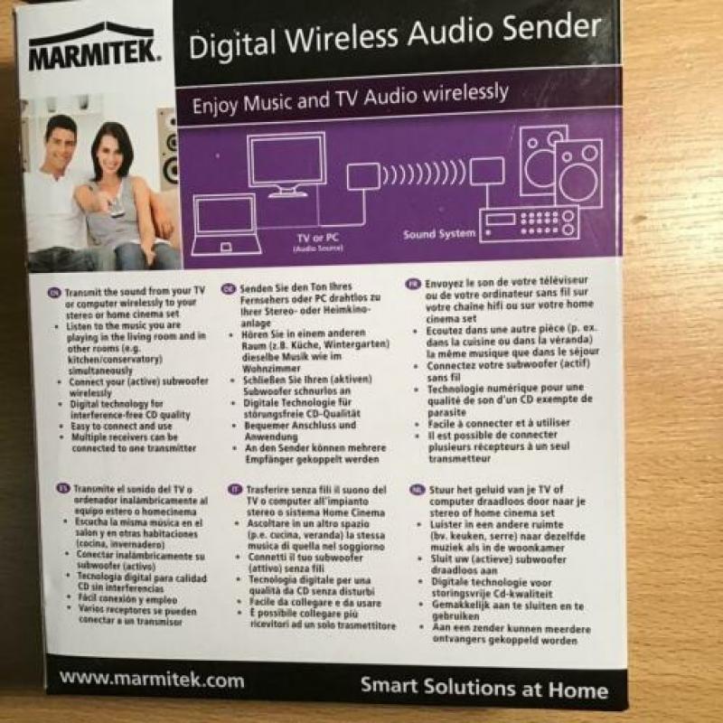 Digitale audio zender/ontvanger.