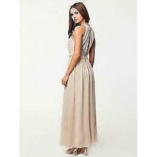 Josh v jurk nude maxi jurk M izgs