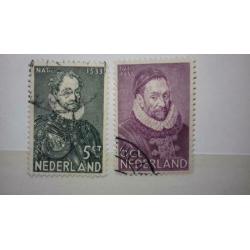 Set van 12 Nederlandse postzegels