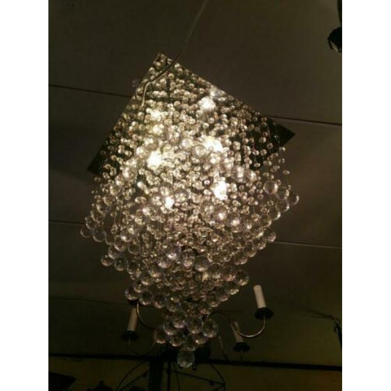 Plafondlamp met christal