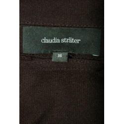 Claudia Sträter viscose jasje, blazer, colbert, zwart, Mt 36