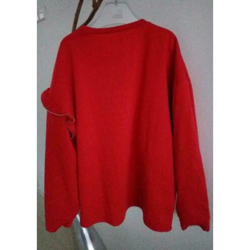 Leuke trui met ruches en rits model van Zara mt m zgn