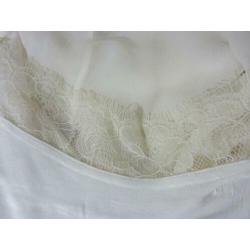 Roomwitte blouse van 100% zijde van Hallhuber Donna