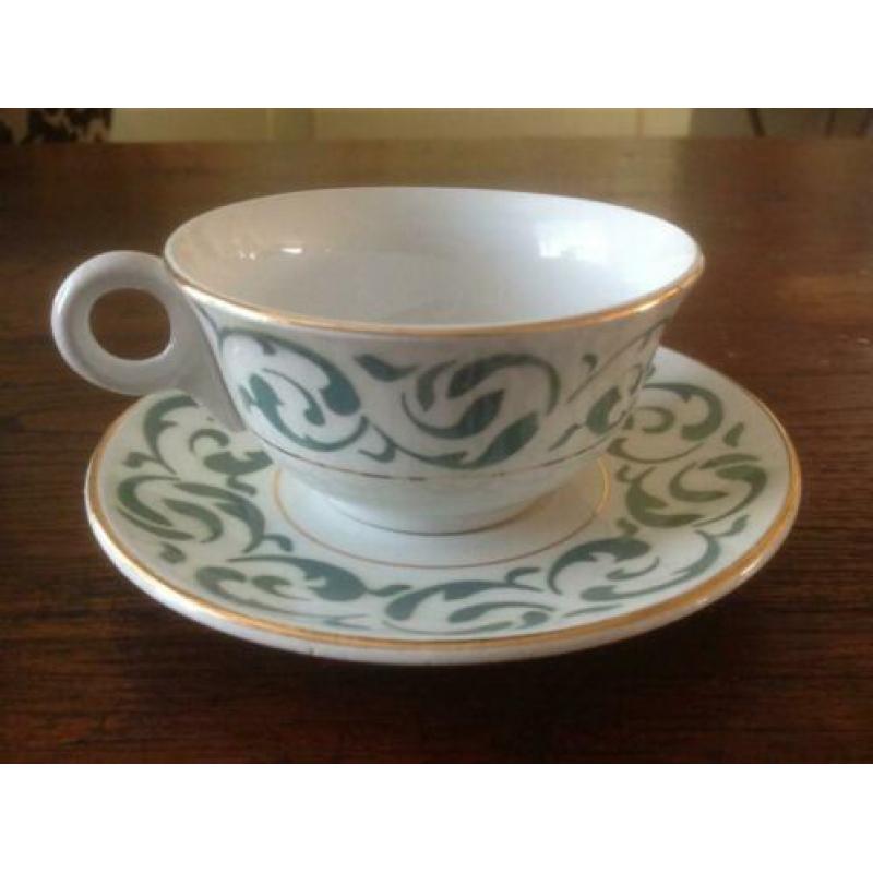 Prachtig Frans Art Decor Koffieservies van L'Amandinoise