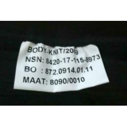 Body Knit donkerblauw lange onderbroek met gulp maat L