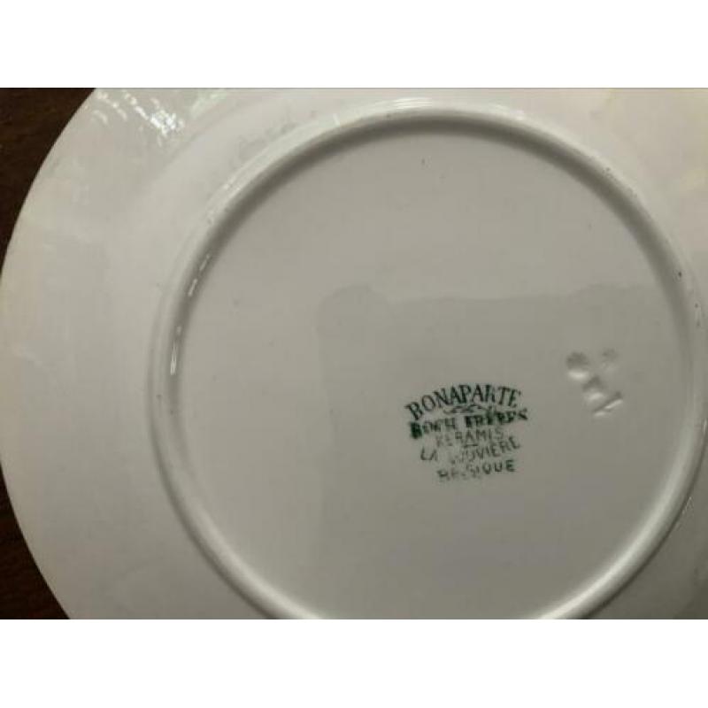 Diverse onderdelen servies Bonaparte