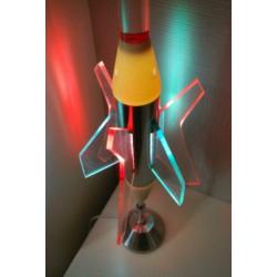 Raket lamp 97 cm Vloer model Hand gemaakt 1960 / 70